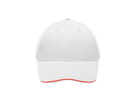 Light Brushed Sandwich Cap - Hochwertige, leichte und weiche 6 Panel Cap