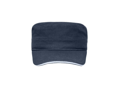 Military Sandwich Cap - Sandwich Cap im Military-Stil aus robustem Baumwollcanvas
