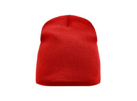 Beanie No.1 - Enganliegende Strickmütze ohne Umschlag