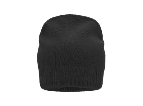 Knitted Beanie with Fleece Inset - Strickmütze mit Fleece Einsatz im Stirnbereich