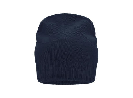 Knitted Beanie with Fleece Inset - Strickmütze mit Fleece Einsatz im Stirnbereich