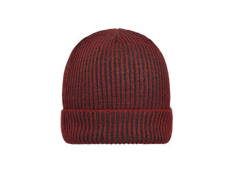 Ribbed Beanie - Aparte Strickmütze mit Krempe