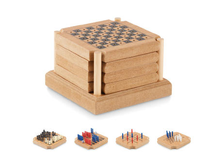 Untersetzer-Set mit Spielen