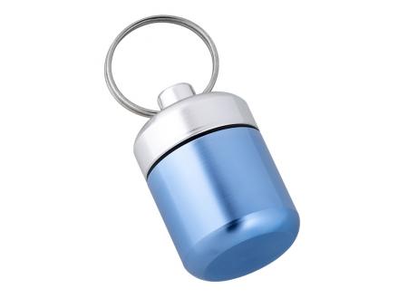 Pillendose mit Schlüsselring