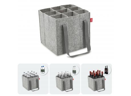 Flaschentasche aus Filz für 9 Flaschen