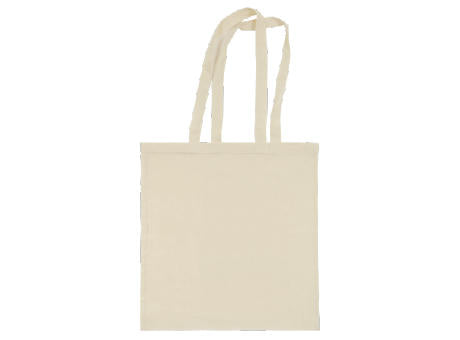 Baumwolltasche naturfarben, aus 125 gr/m²