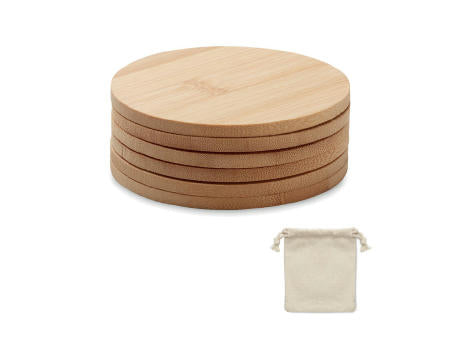 Untersetzer-Set Bambus