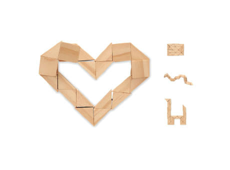 Holzpuzzle/Gehirnjogging