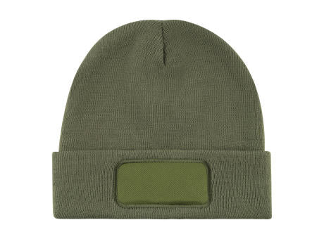 Strickmütze mit Label