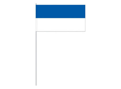 Papierfahnen, blau/weiß