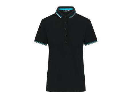 Ladies' Polo - Klassisches Polo mit Kontraststreifen an Kragen und Armbündchen in Piqué-Qualität
