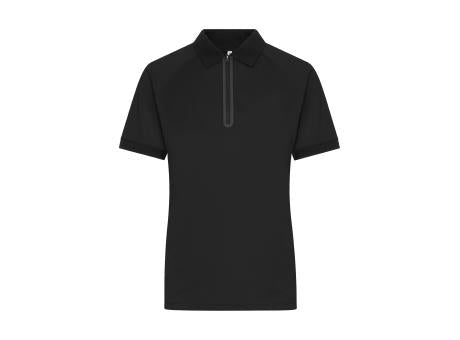 Ladies' Zip-Polo - Polo mit Reißverschluss aus Funktions-Polyester für Promotion, Sport und Freizeit