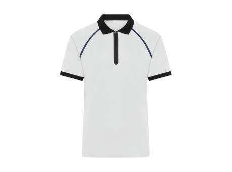 Men's Zip-Polo - Polo mit Reißverschluss aus Funktions-Polyester für Promotion, Sport und Freizeit