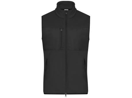 Men's Fleece Vest   GRS - Fleeceweste im Materialmix