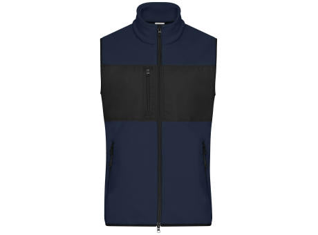 Men's Fleece Vest   GRS - Fleeceweste im Materialmix