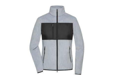 Ladies' Fleece Jacket   GRS - Fleecejacke im Materialmix