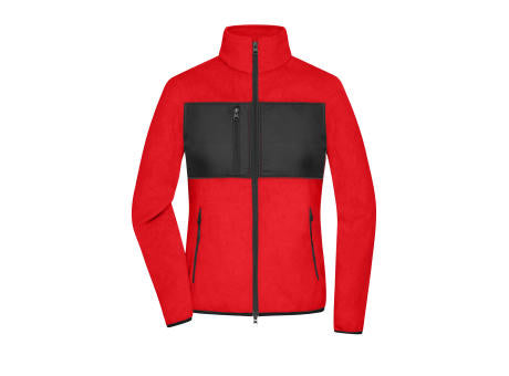 Ladies' Fleece Jacket   GRS - Fleecejacke im Materialmix
