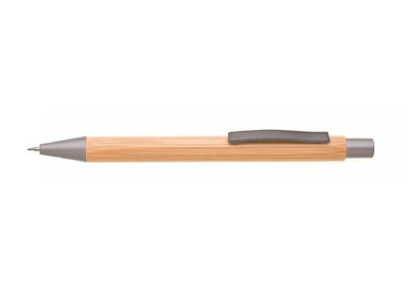 RIVET  Bambus Druckkugelschreiber mit Metallklip