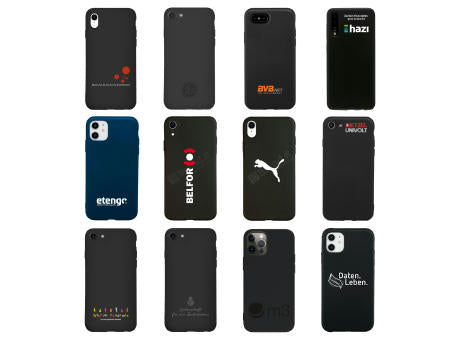 Handy Hülle iPhone™ 12 mini Monkey Soft Slim Case TPU Silikon matt schwarz