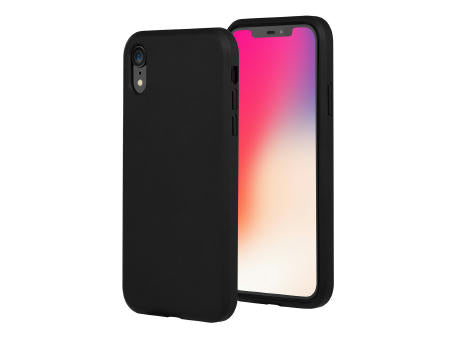 Handy Hülle iPhone™ Xr Black Series Soft Case TPU Silikon mit Mikrofaser Innenseite matt schwarz