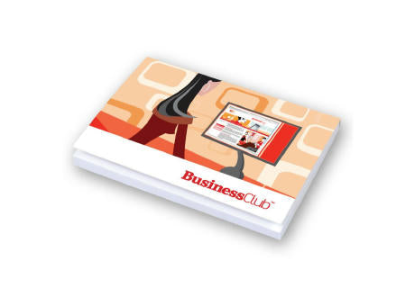 Kartoncover mit Haftnotizen 105*x75 mm