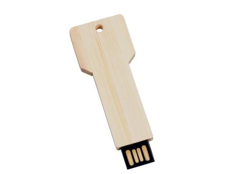 USB Stick Schlüssel aus Bambus