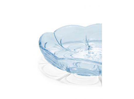 Holmegaard Lily Kleine Eisteller dm16 cm blue iris 2 Stck