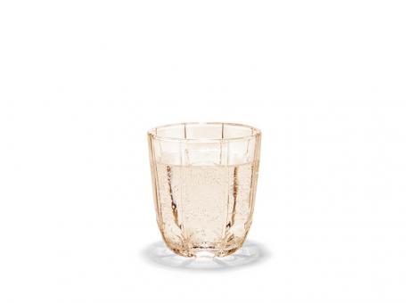 Holmegaard Lily Wasserglas 32 cl toffee rose 2 Stck