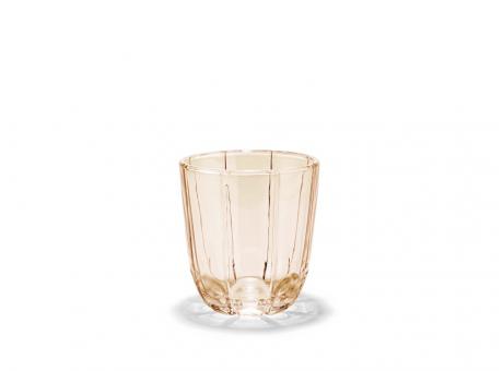 Holmegaard Lily Wasserglas 32 cl toffee rose 2 Stck