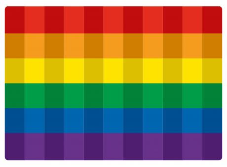 Regenbogen Klatschfächer Pride