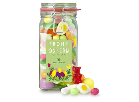 Bügelglas L Frohe Ostern