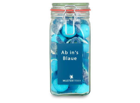 Bügelglas L Blau