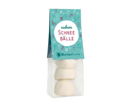 Naschbeutel Essbare Schneebälle