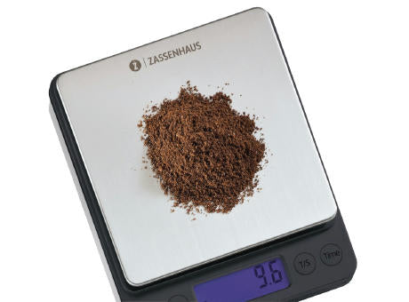 Zassenhaus Digitale Kaffeewaage BARISTA schwarz