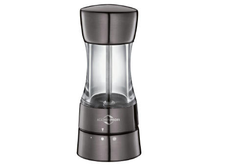 Küchenprofi Salzmühle oder Pfeffermühle MONACO 14cm grau