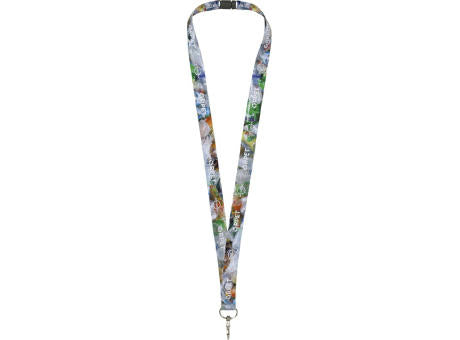 Addie Sublimation Lanyard mit Sicherheitsverschluss aus recyceltem PET Kunststoff