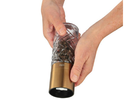 Cilio Pfeffermühle oder Salzmühle CRISTALLO kupfer