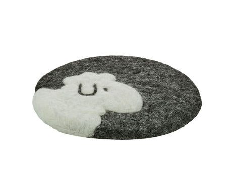 Cilio Untersetzer schwarz LANA Schaf