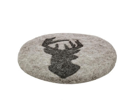 Cilio Untersetzer schwarz LANA Hirsch