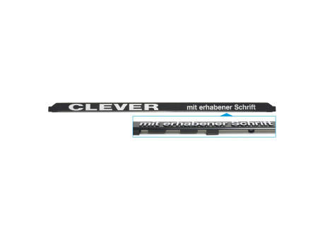 Clever 3 mit erhabener Schrift