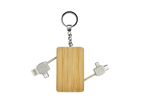 3in1 Ladekabel Bambus