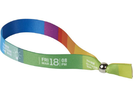 Evi Sublimation Festival Armband mit Metallverschluss