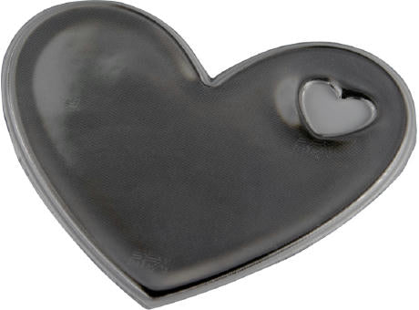 RFX™ S-12 Reflektierender Herz PVC-Aufkleber M