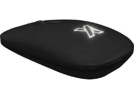 SCX.design O22 antibakterielle, kabellose Funkmaus mit Leuchtlogo