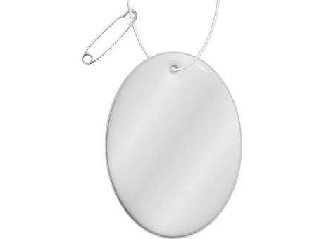 RFX™ H-12 ovaler reflektierender PVC-Anhänger
