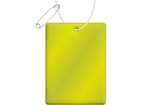 RFX™ H-12 rechteckiger reflektierender TPU-Anhänger groß