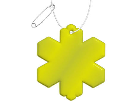 RFX™ H-10 Reflektierender PVC-Anhänger Schneeflocke