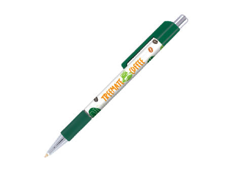 BATAM Kugelschreiber Grip mit Griffzone und farbigen Akzenten und 4c-Druck all-over