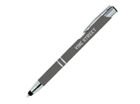 BRUNY Stylus Soft Touch Kugelschreiber mit Lasergravur