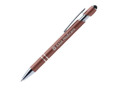 HERON Stylus Soft Touch Kugelschreiber mit Laser Gravur